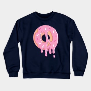 Dripping Donut Skull Crewneck Sweatshirt